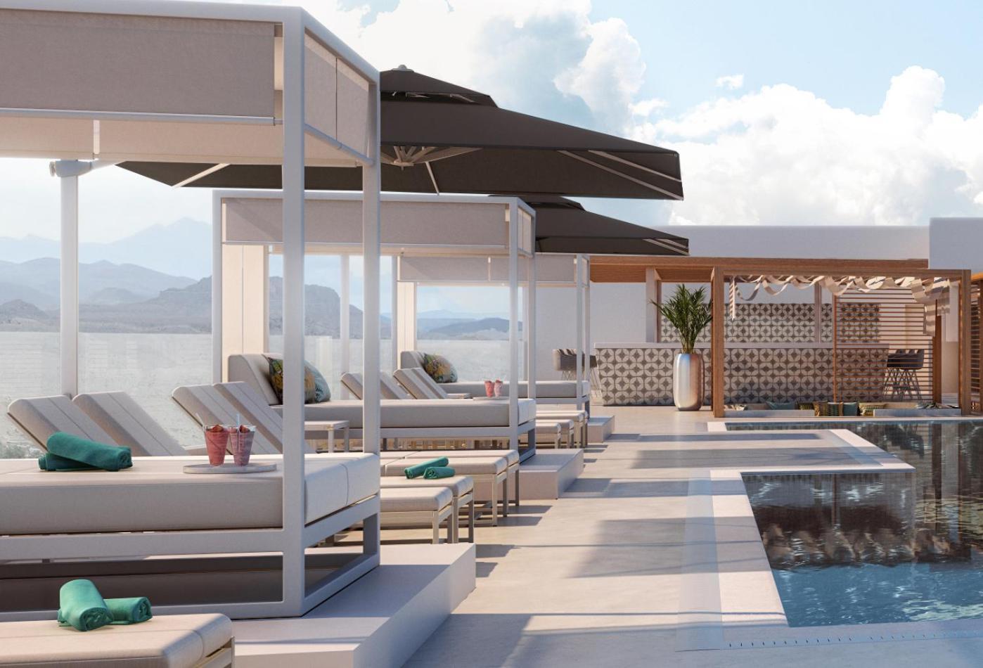 Moevenpick Hotel & Apartments Ghala Маскат Екстер'єр фото The rooftop pool